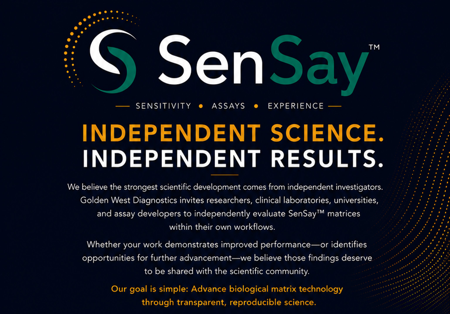 Golden West SenSay Products