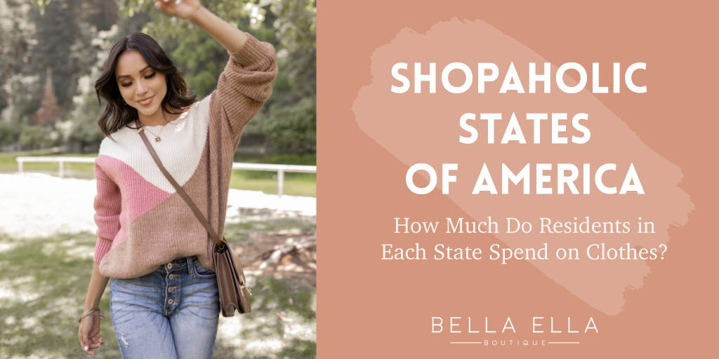 Shopaholic States of America Survey by Bella Ella Boutique