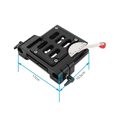 PROAIM 18 Inch Dovetail Tripod Plate - Heavy Duty Camera Base Plate For Professional Setup