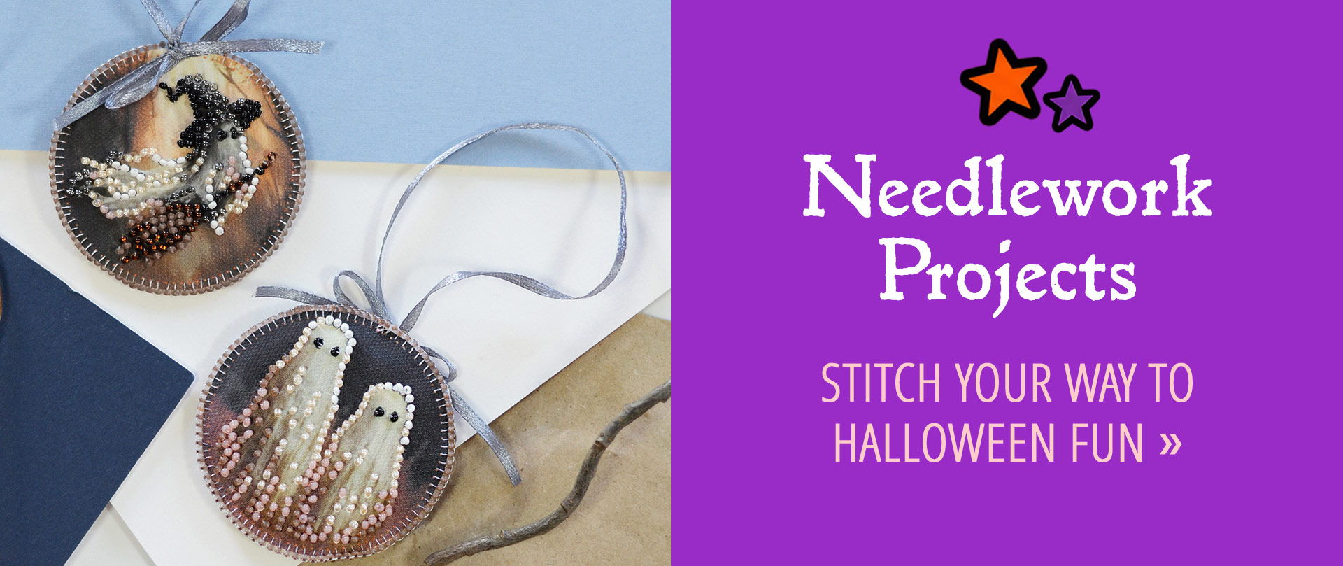 Needlework Projects: Stitch your way to Halloween Fun
