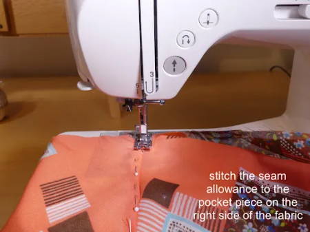 Understitching at Pocket