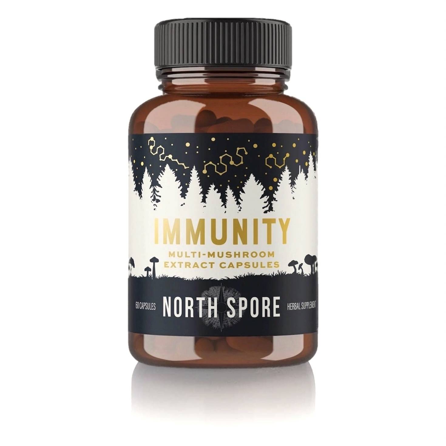 Immunity Organic Multi-Mushroom Extract Capsules