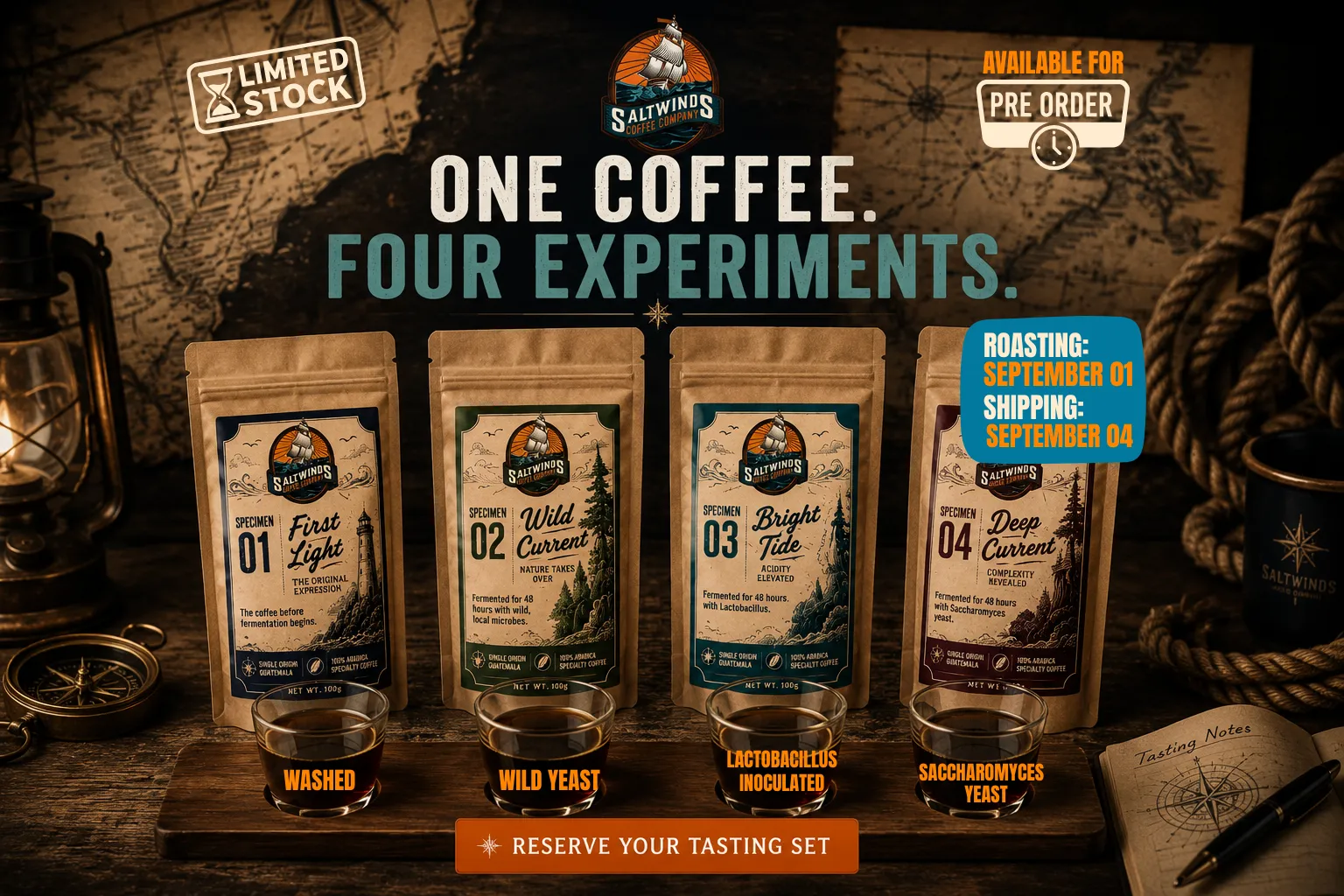 One Coffee. Four Experiments.