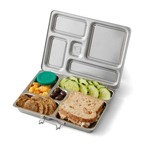 eco-friendly stainless steel lunchbox with dividers