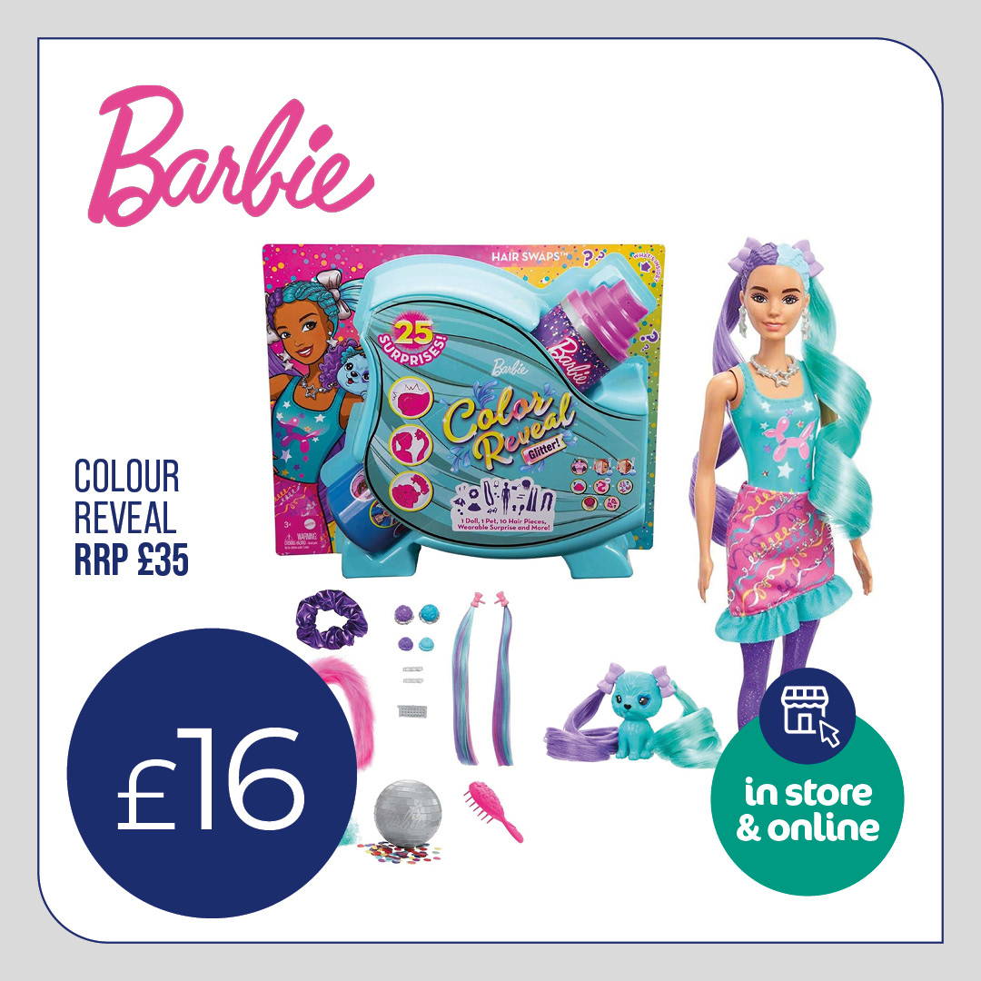 Barbie colour reveal