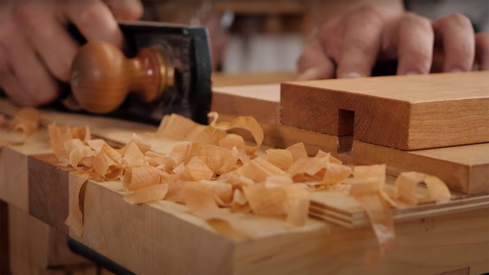 Using a shooting board for woodworking