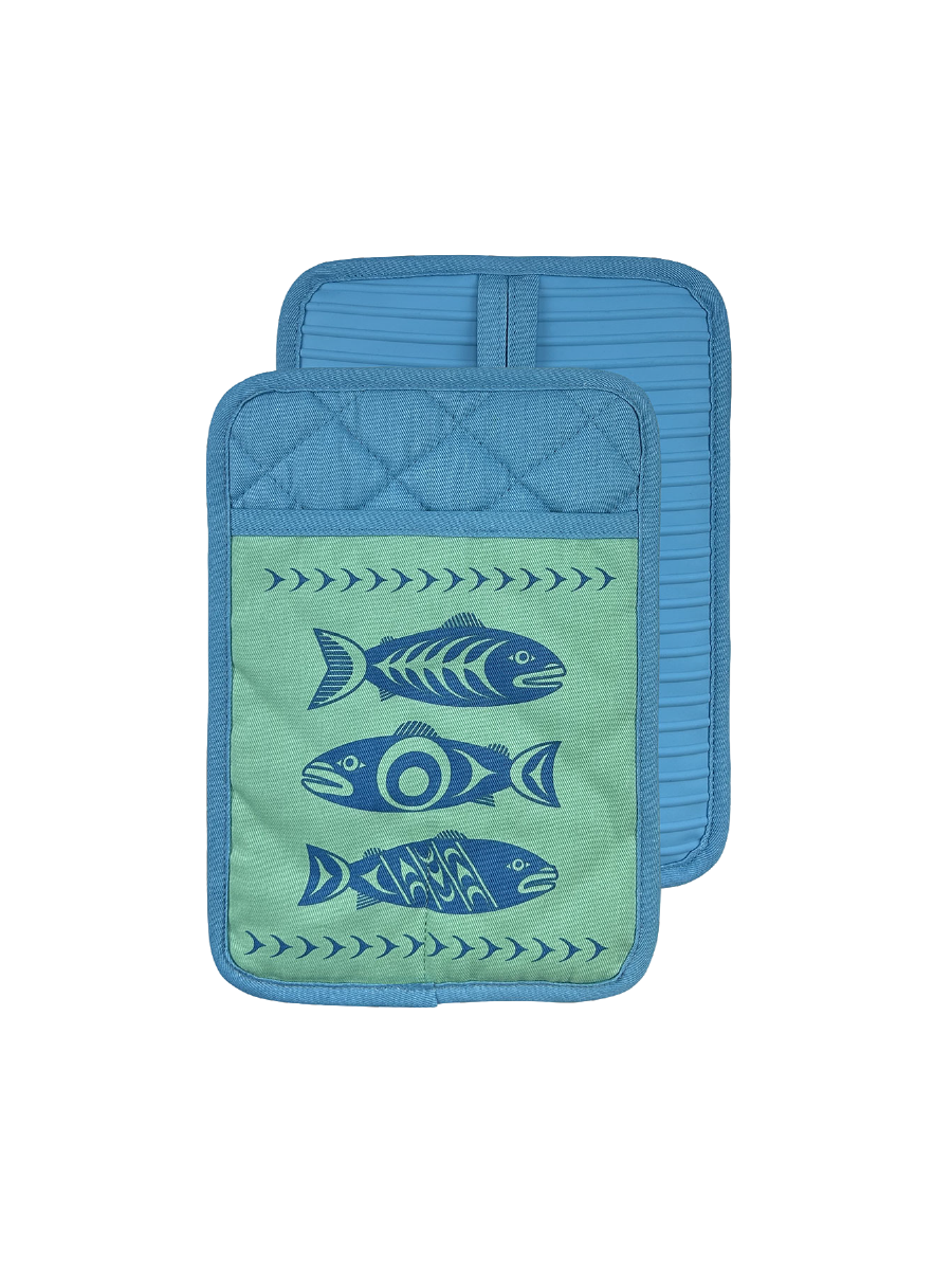 Salmon in the Wild Oven Mitt