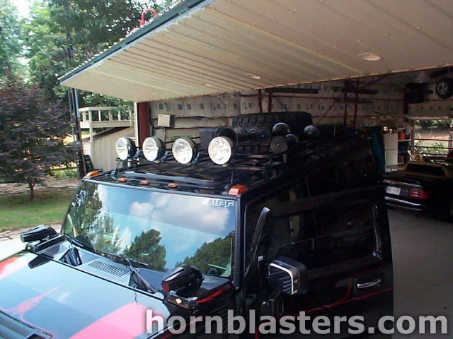Tom's Hummer H2 Train Horn Install