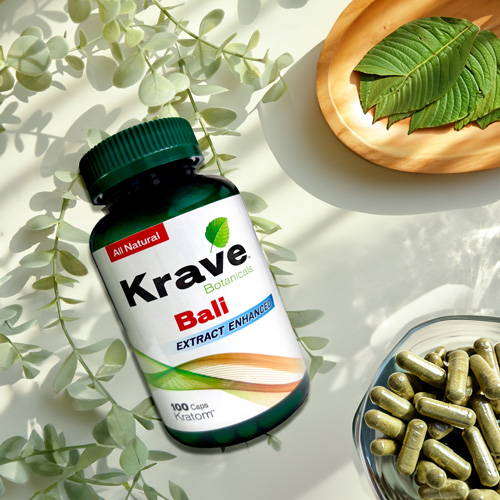 Krave Kratom Extract Enhanced Capsules Bali