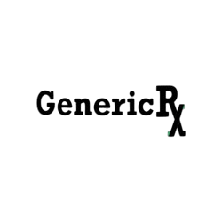 Logo of GenericRx, featuring the brand name in stylized text.
