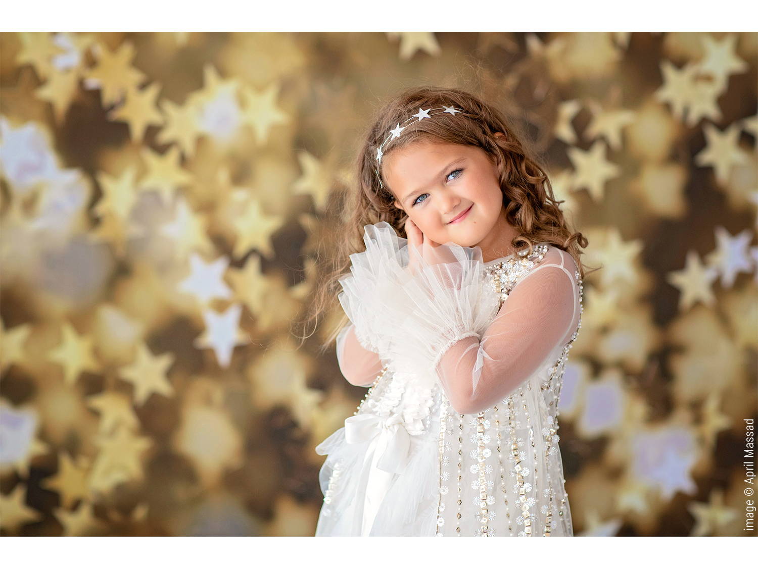 Gold Star - Photography Backdrop by Intuition Backgrounds