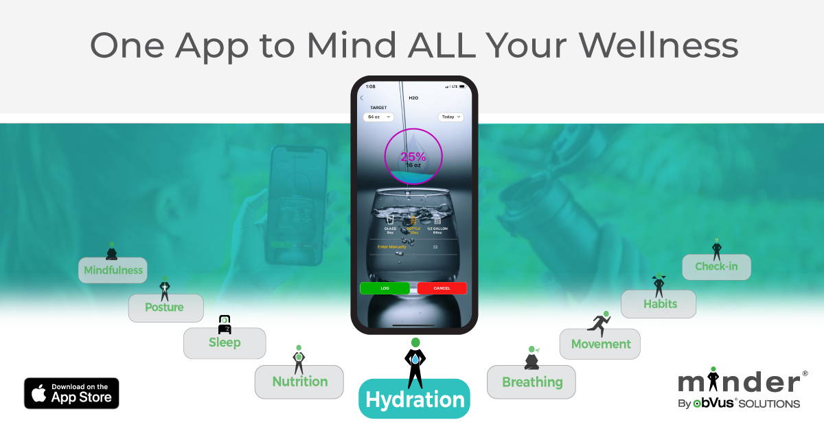 minder app hydration