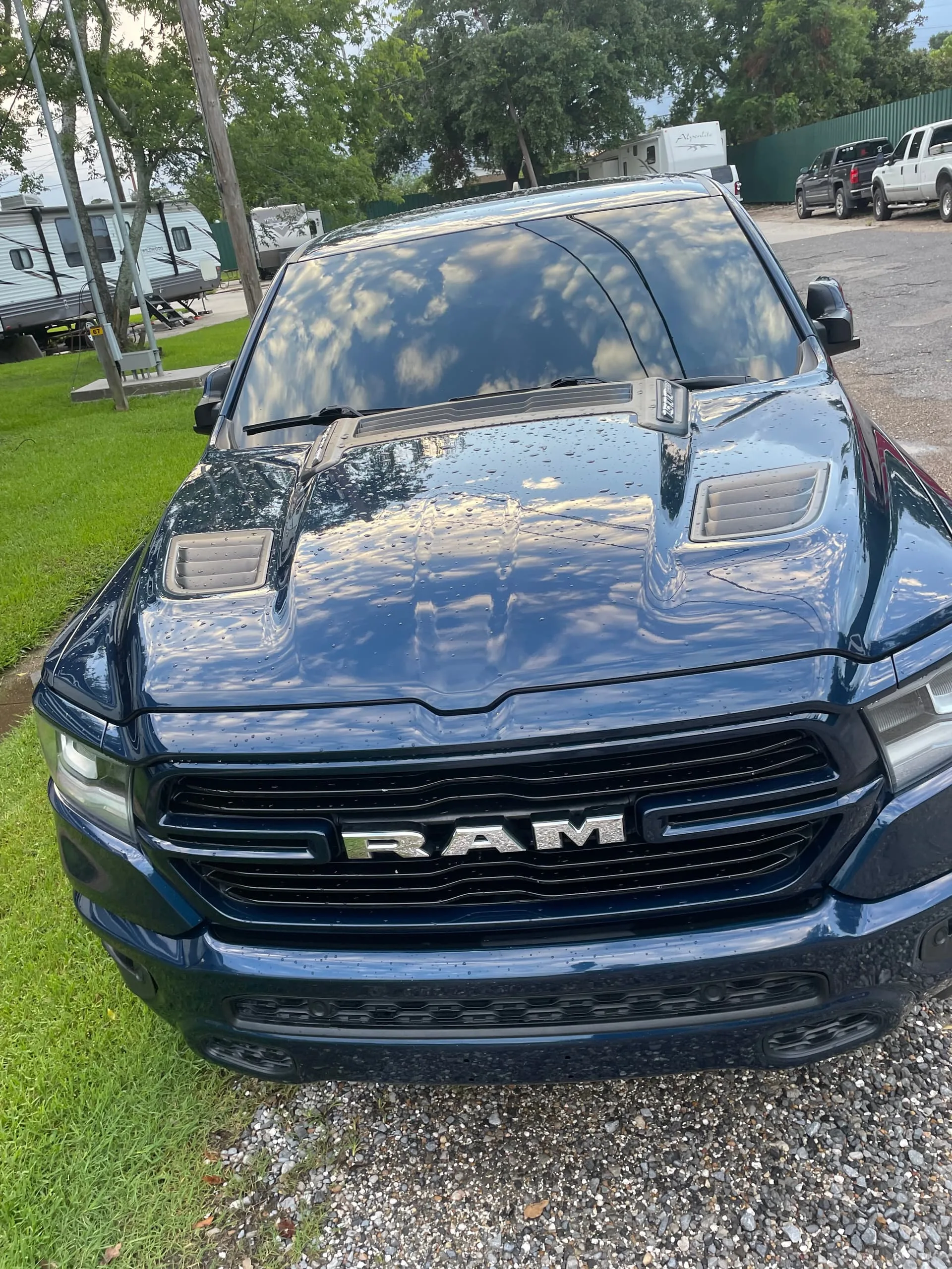 Kody's 2020 Dodge RAM 1500 with Shocker XL Train Horn train horn install exterior photo 1