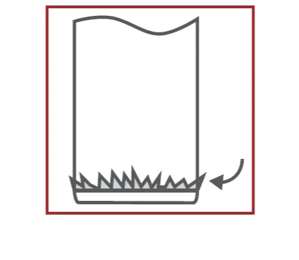 Flash at the Seam Between the Blow Mold & Bottom Plate