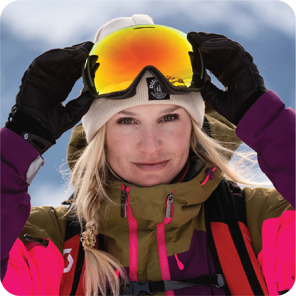 profile image of Amie Engerbretson, professional skier
