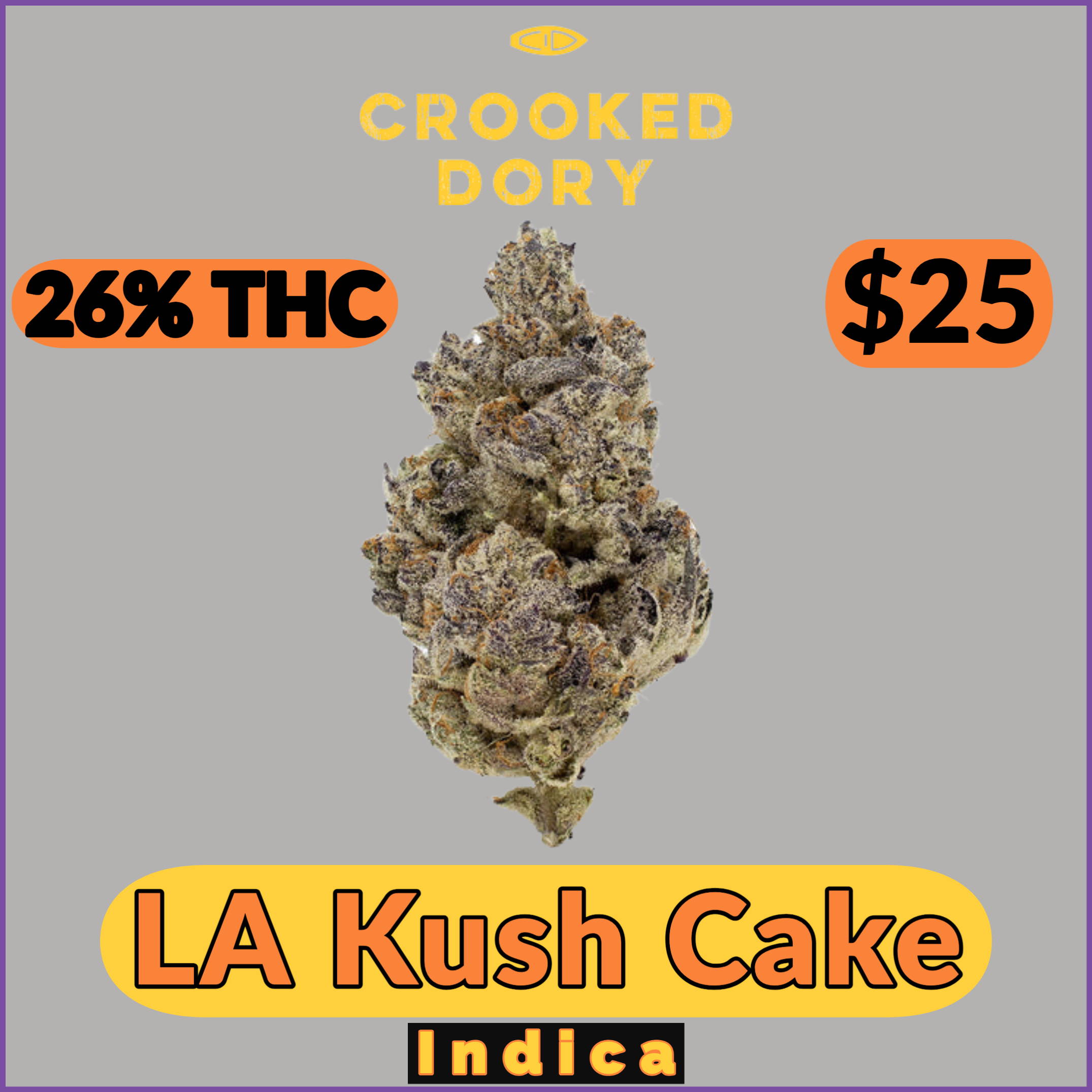 LA Kush Cake by Crooked Dory | Jupiter Cannabis Winnipeg