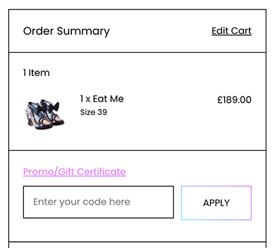 how to enter a promo code desktop