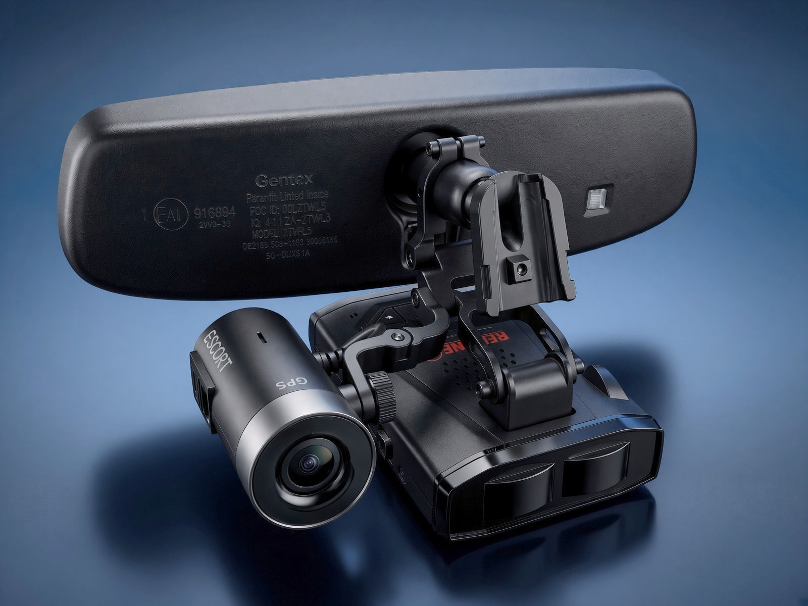 BlendMount Escort Radar M2 Dashcam