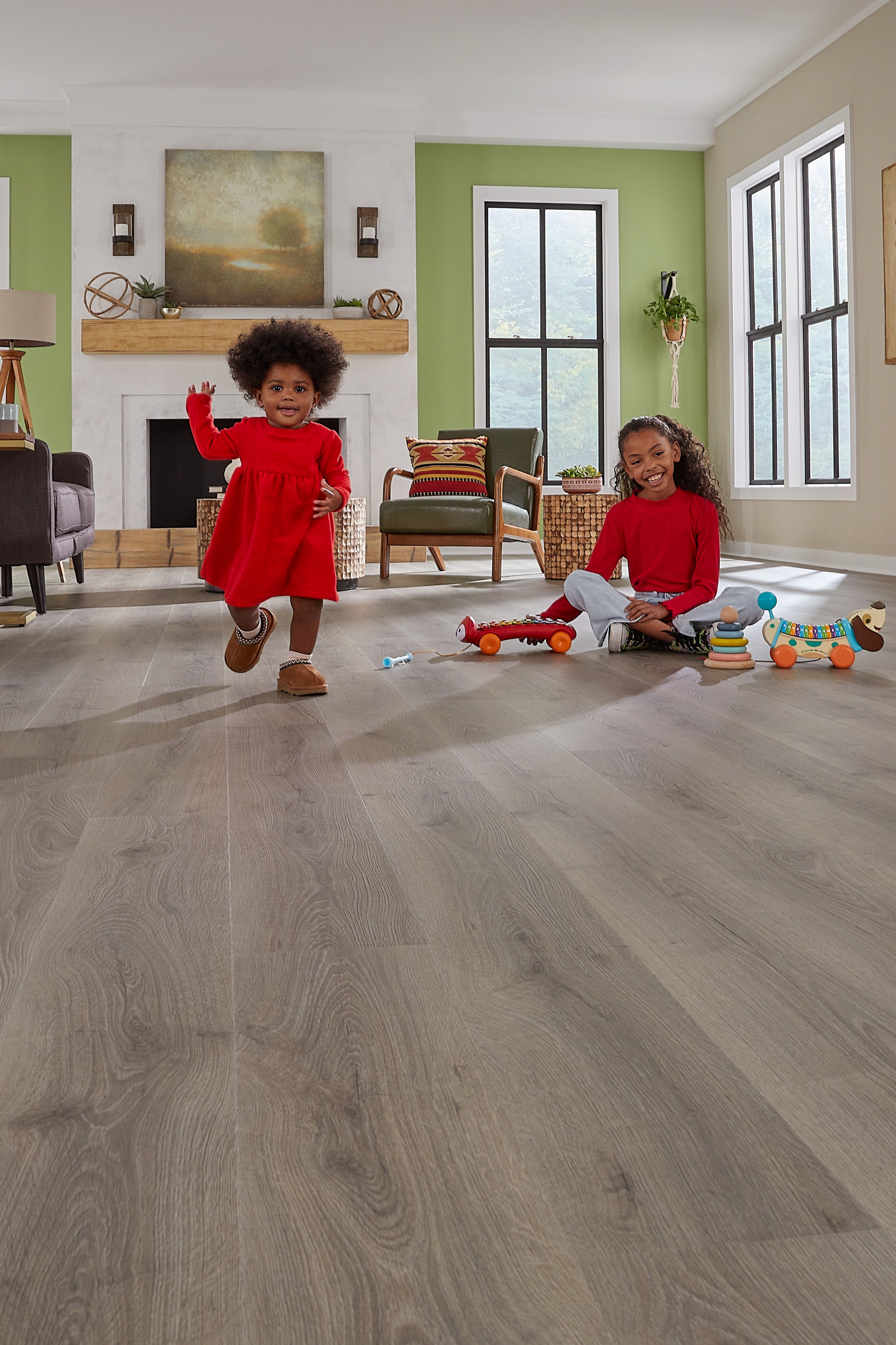 Kids playing on PureTech flooring