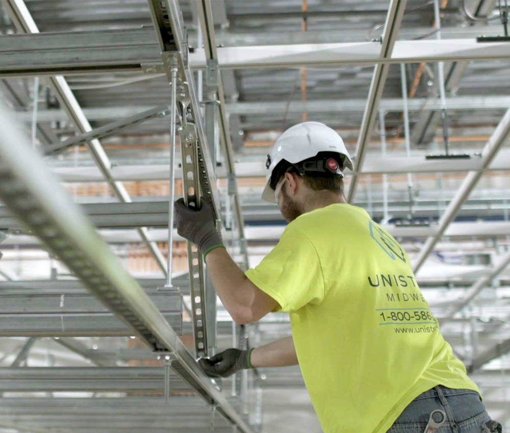 Data center installation crew