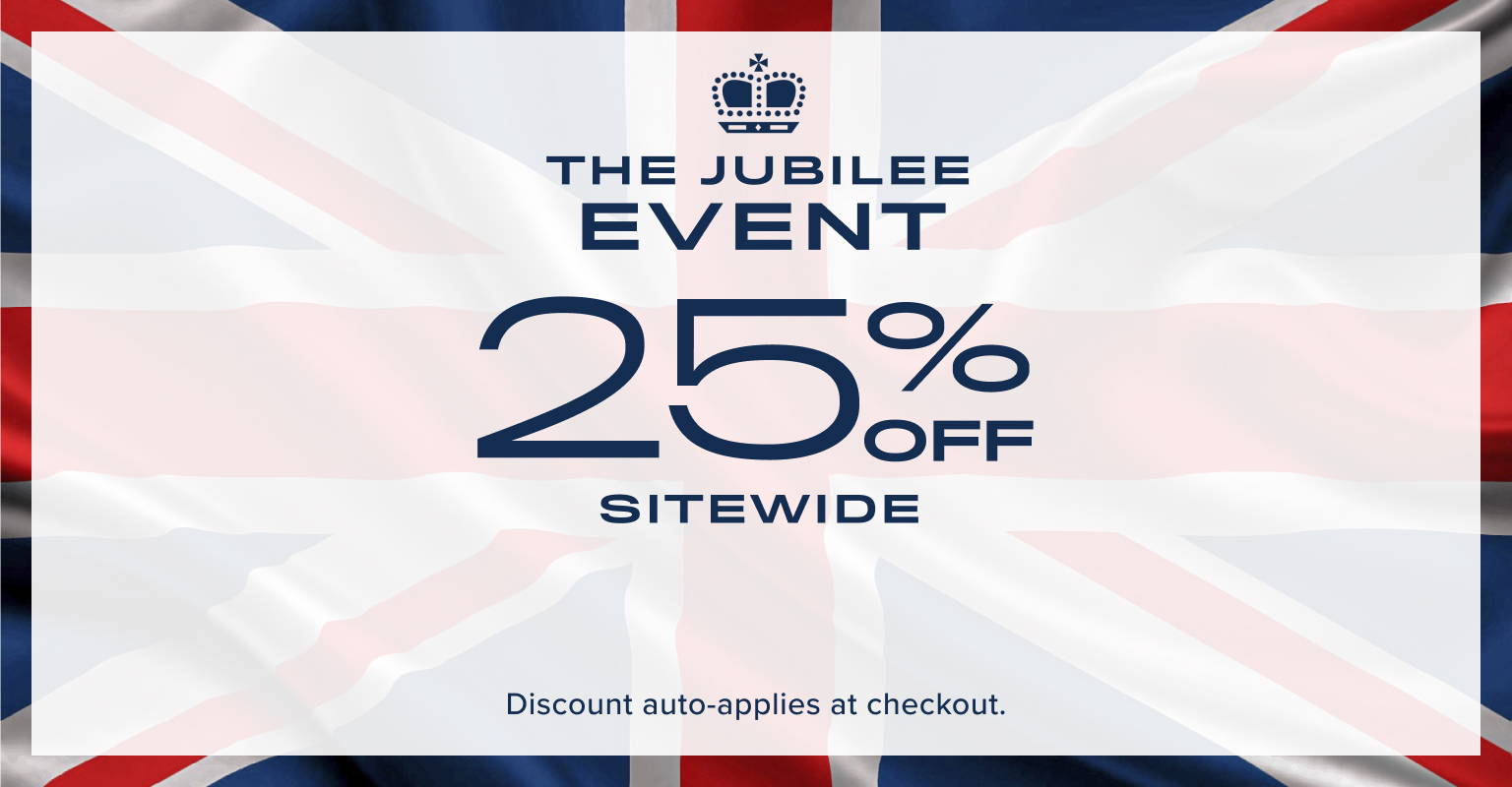 The Jubilee Event. 25% off sitewide