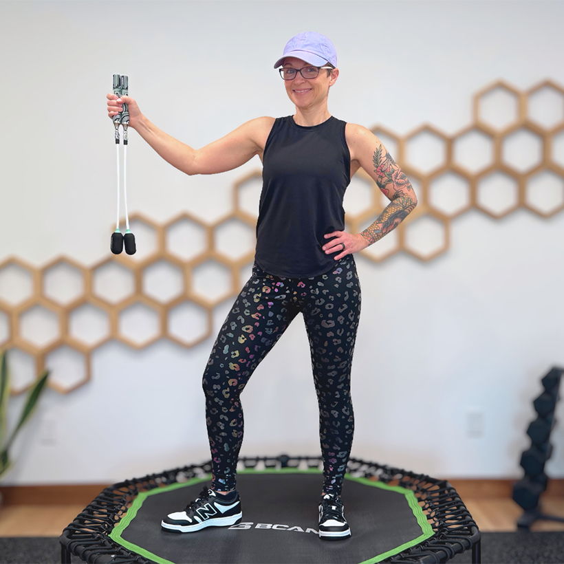 Nikki Hayes ~ B.S. Ed, RYT 200, JumpSport Fitness Trampoline Instructor