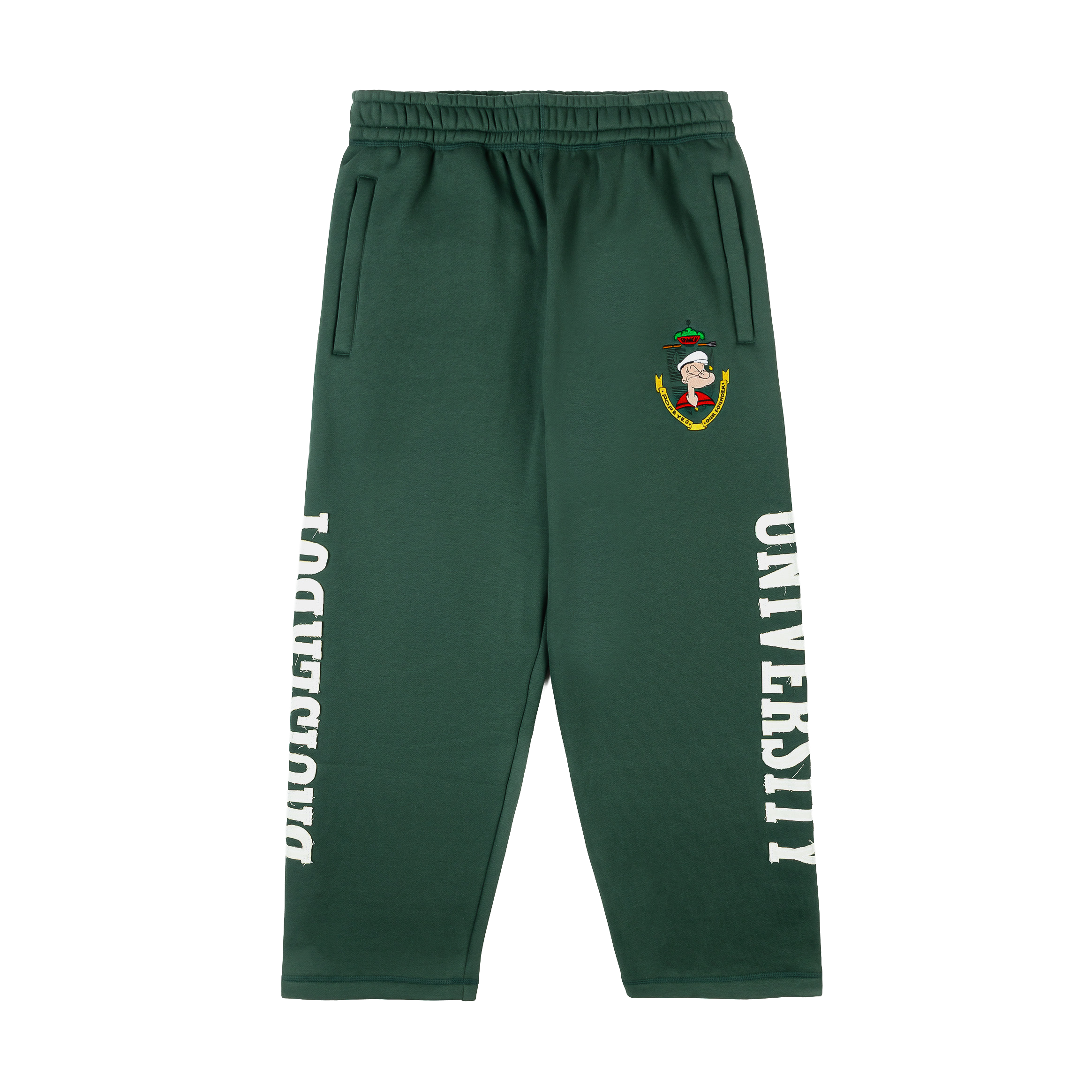 Green sweatpants with 