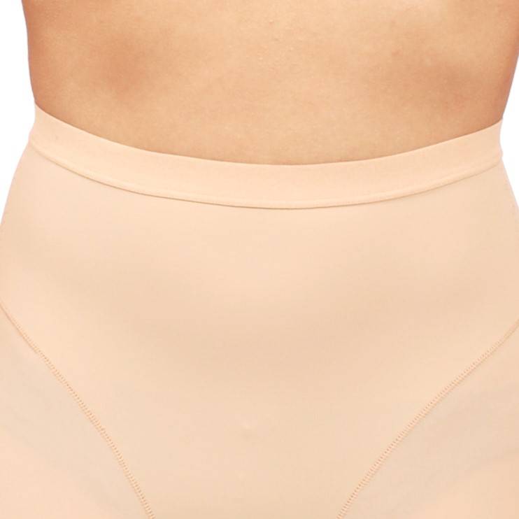 Intelligent Curve™ Silky Slimming Half Shorts Beige 2XL  #71253