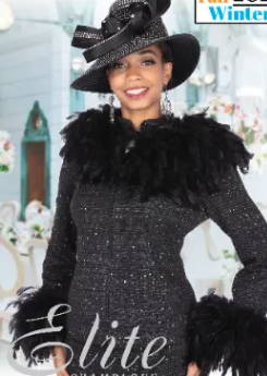 Elegance Fashions | Elite Champagne Fall 2023 Women Church Suits and Knits Styles