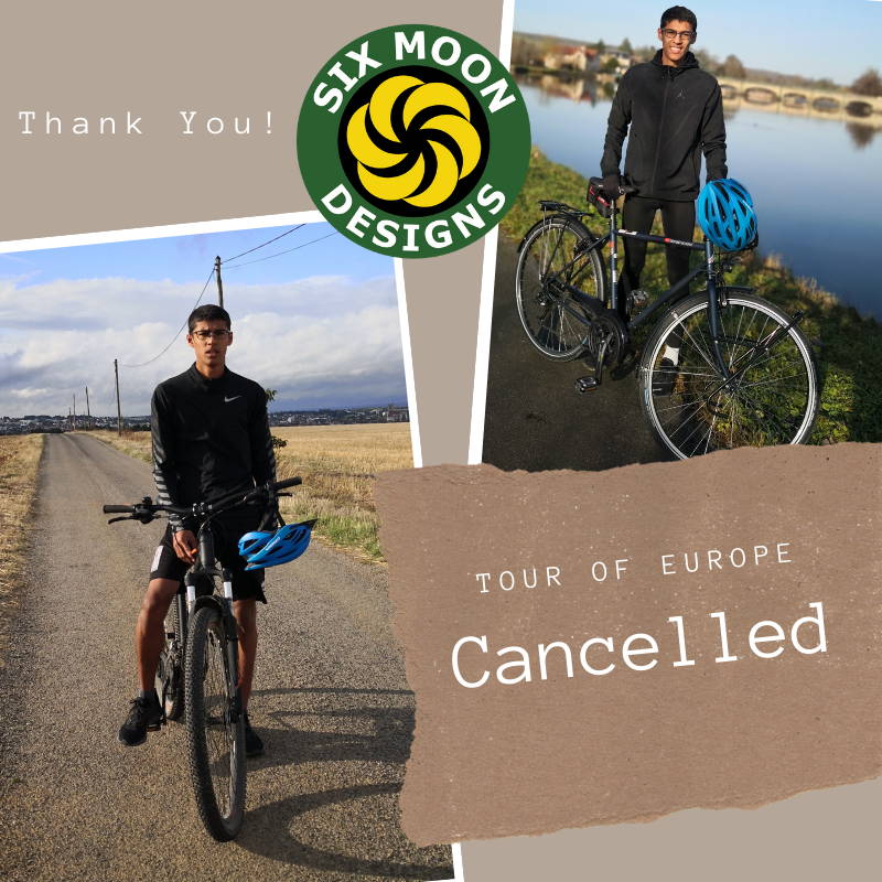 six moon designs Europe bicycle tour