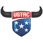 Logo featuring a shield, stars, and bull horns with 