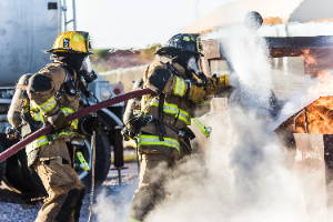 Firefighters in Action