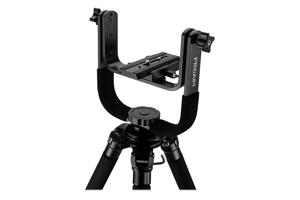 Proaim Lensly Heavy Telephoto Lens Support with Camera Quick Release Adapter & Plate