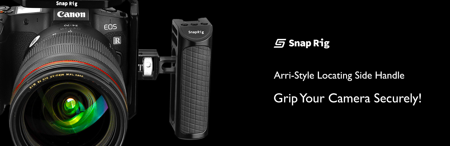 Proaim SnapRig Side Handle (ARRI-2 pin Mount) for Camera Cage Rigs. ASH242