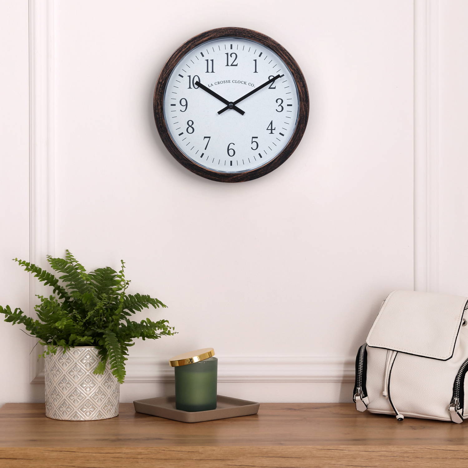 8 inch Wall Clock with hidden compartment