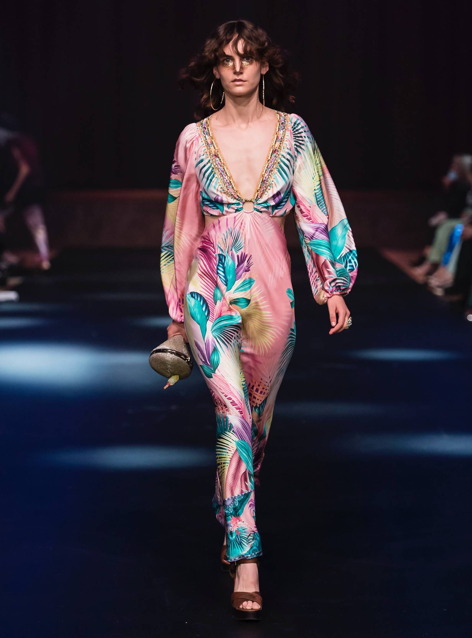CAMILLA Melbourne Fashion Week 2021 | CAMILLA Pink Palm Print Dress