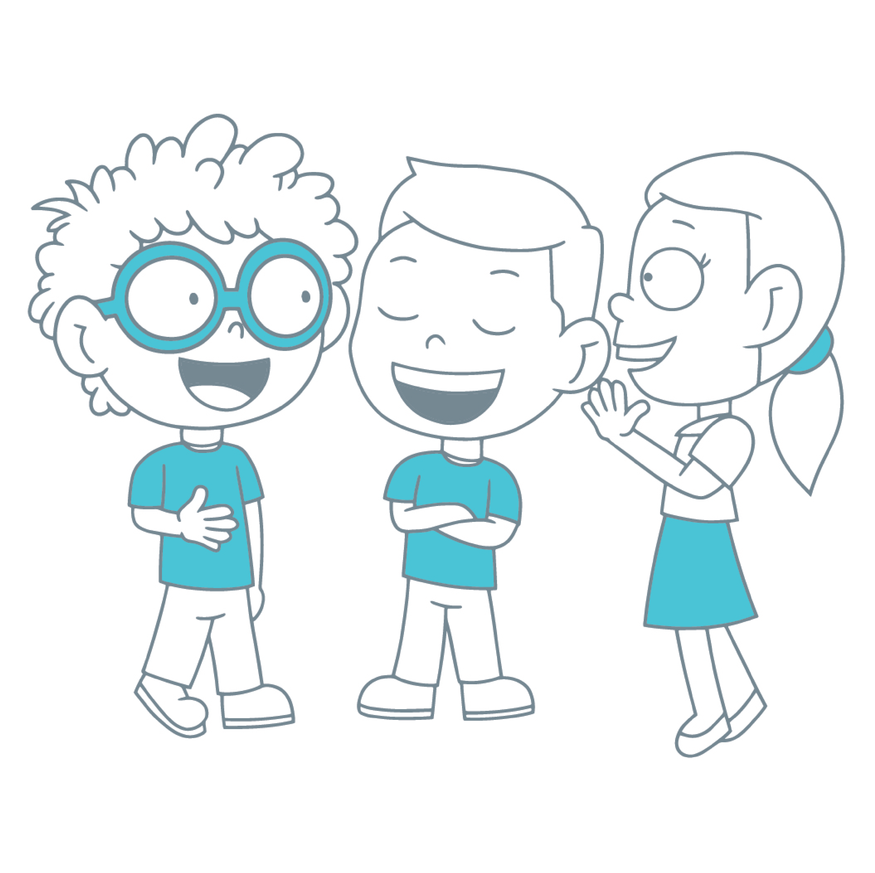 Timmy and his friends chatting