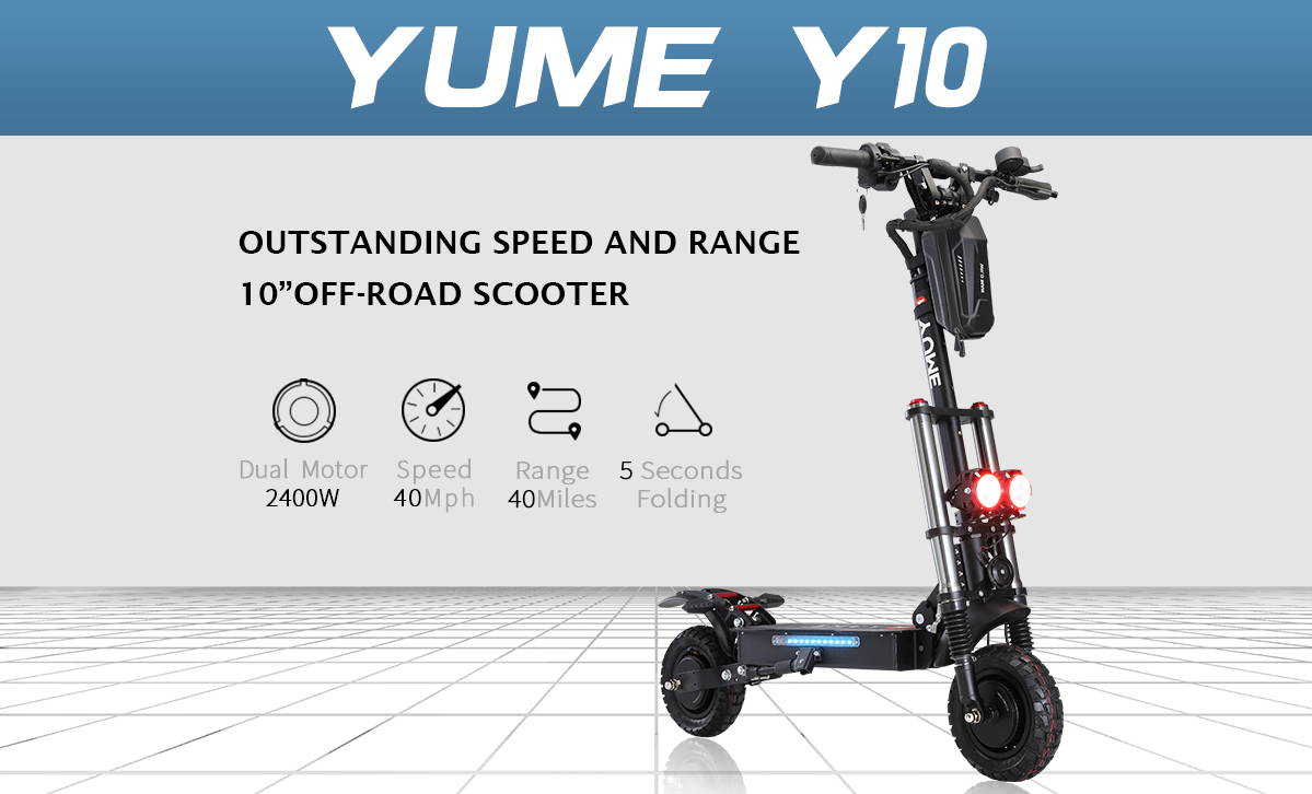 Y10 Electric Scooter 52V 40MPH 2400W
