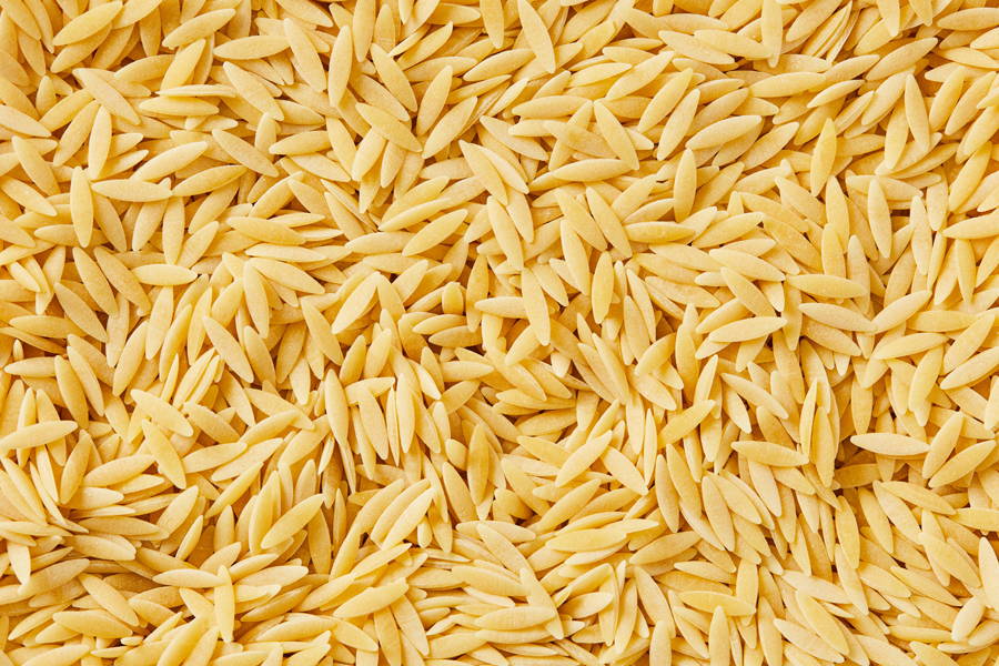 Close-up of DeLallo Orzo