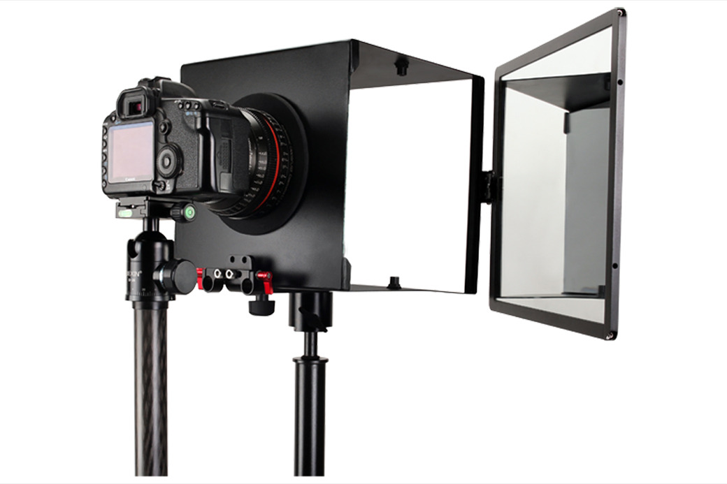 Proaim Universal Bi-Prompter iPad/Camera Teleprompter Kit for Filming Interviews