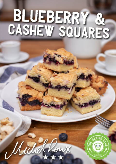 Blueberry & Cashew Squares