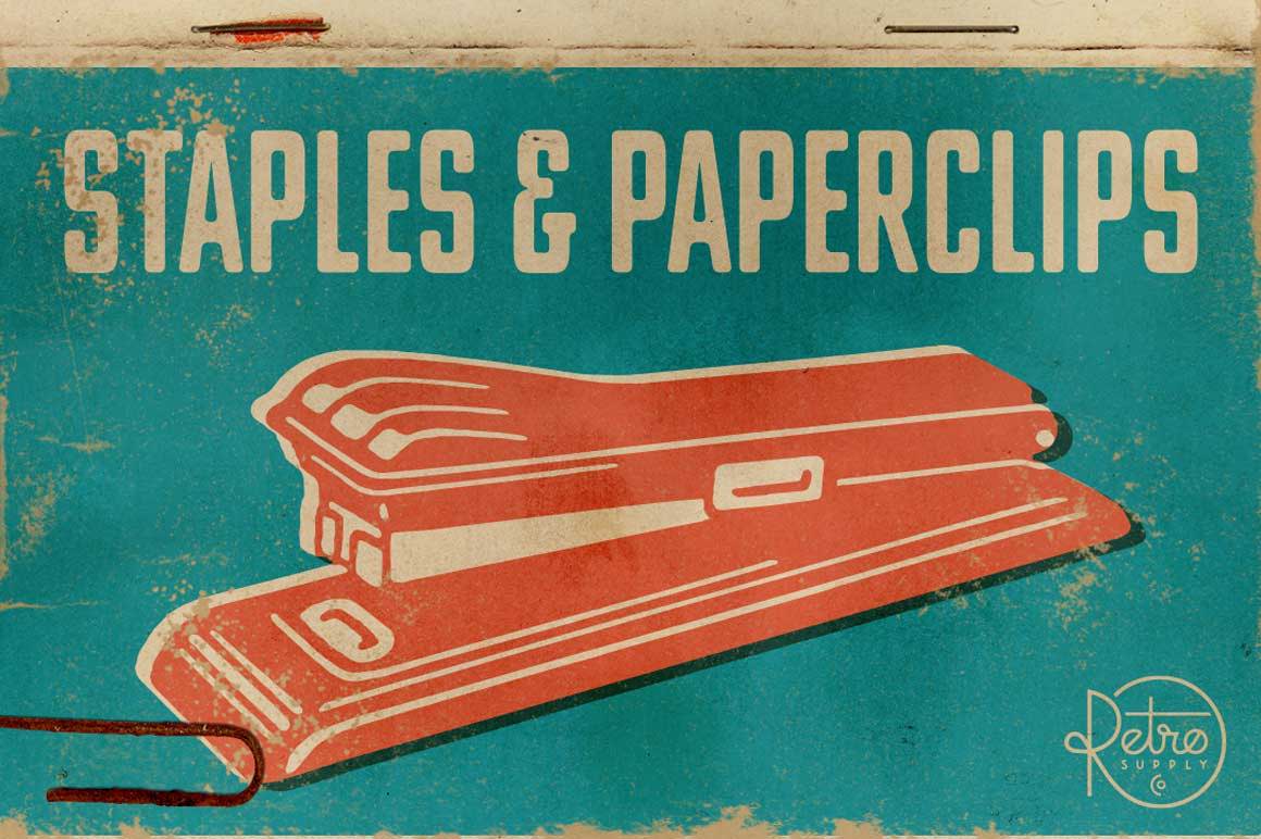 Staple and Paperclip Drag-and-Drop PNGs
