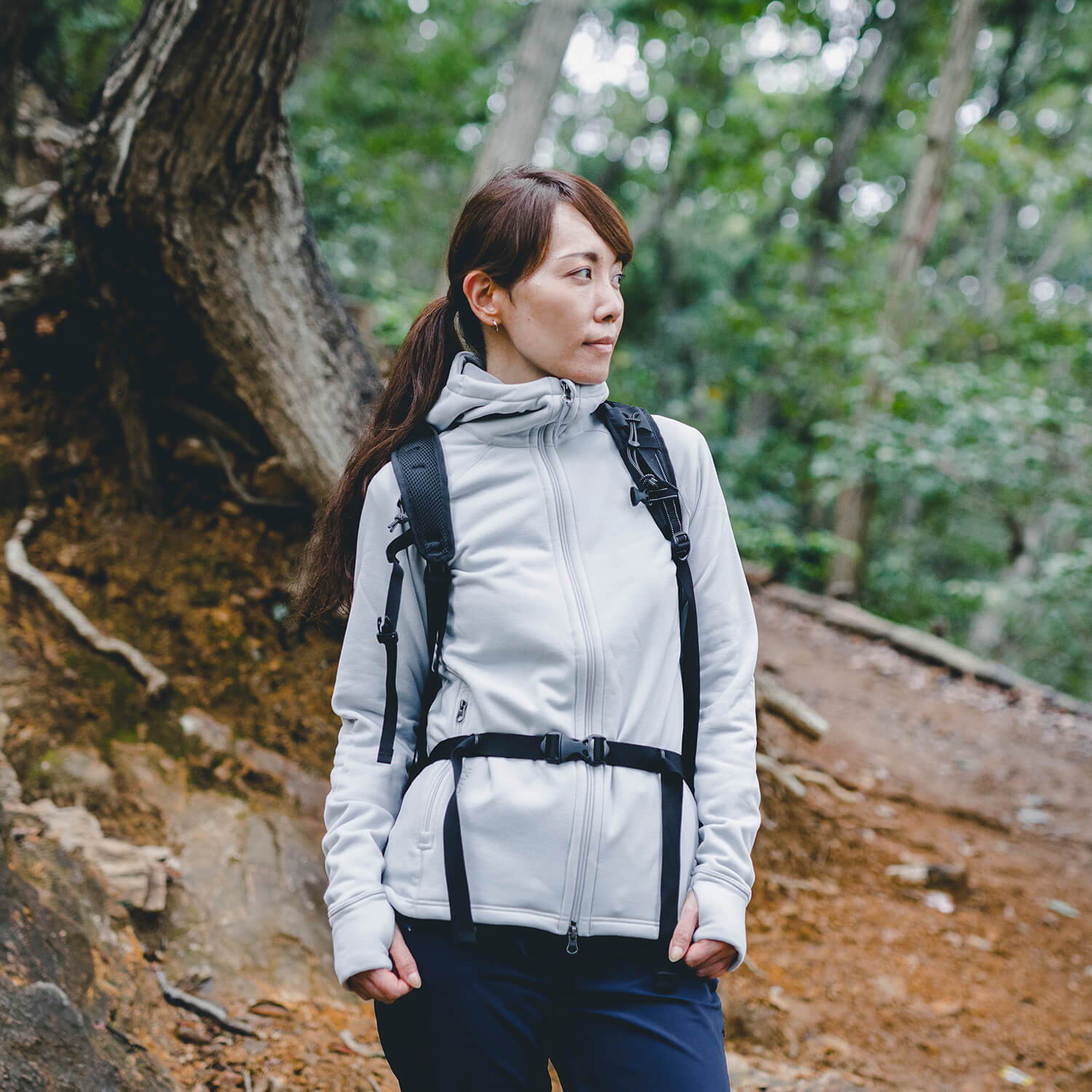 HOUDINI（フーディニ）/パワーフーディ/ライトグレー/WOMENS
