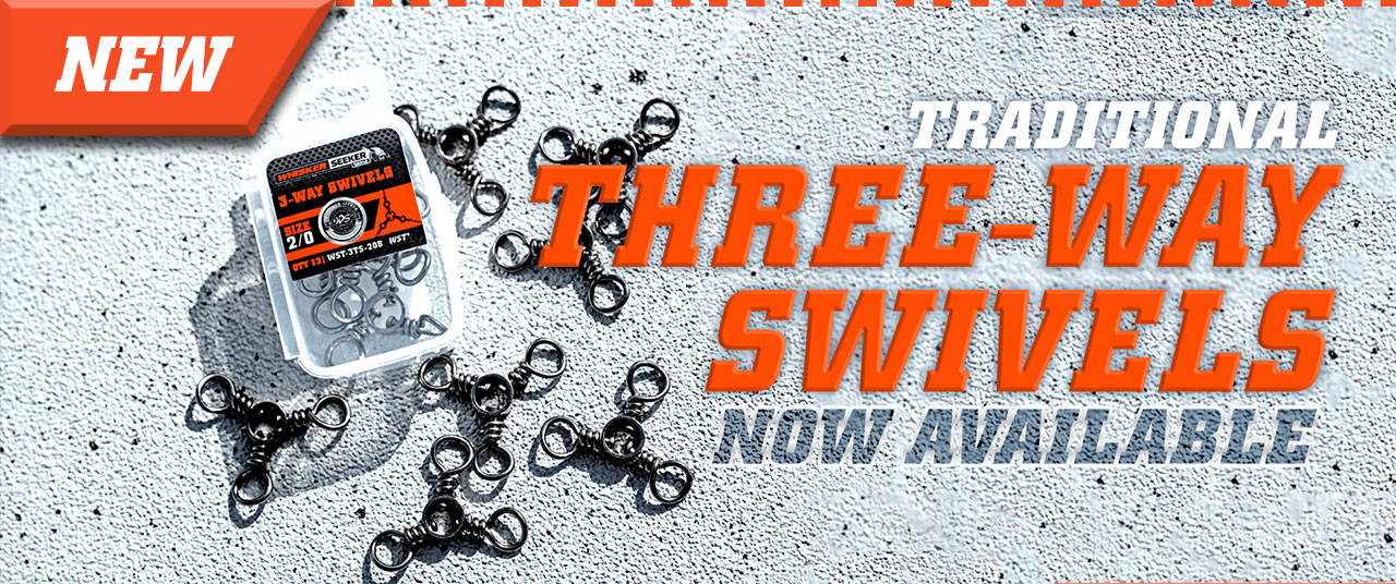 Traditional three-way swivels now available!