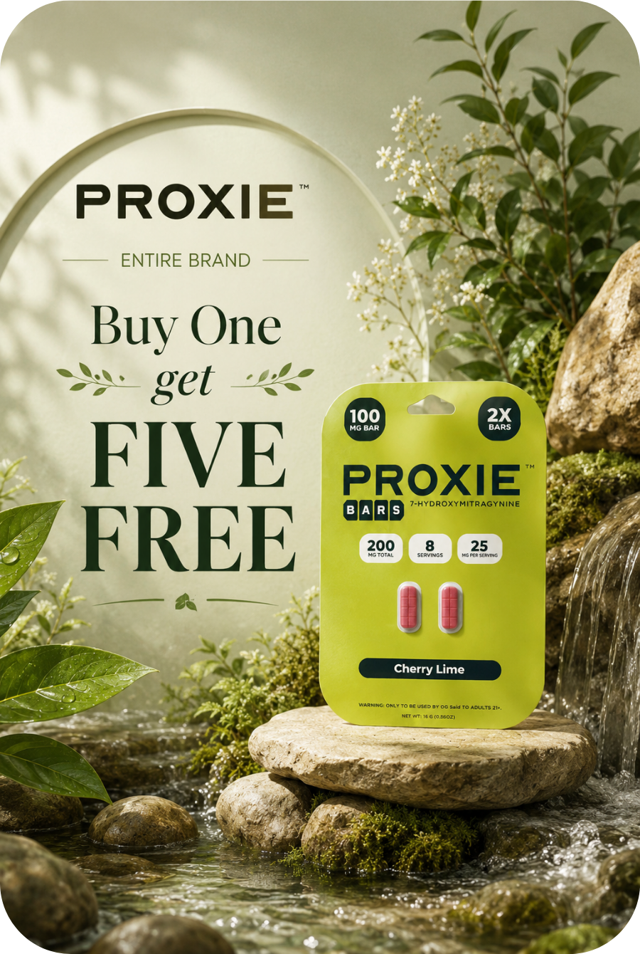 Proxie product promotion with 