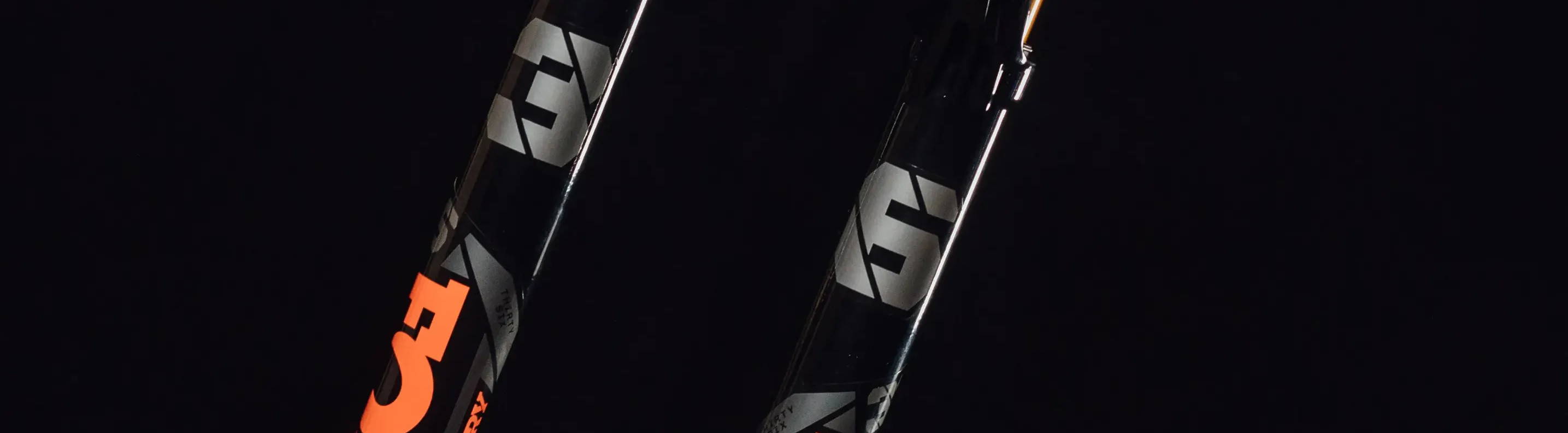 Fox Float Factory 36 In Shiny Black on a black background