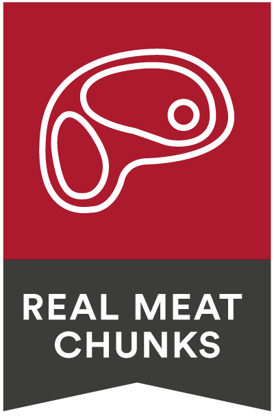 Country Pursuit Muesli Key Selling Point Real Meat Chunks Icon