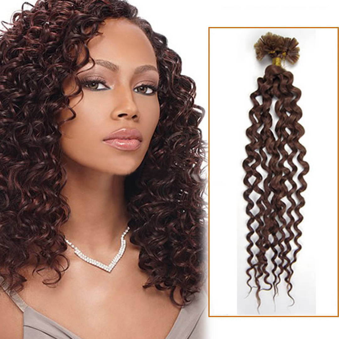 Get ready with Curly Fusion U-Tip Hair
