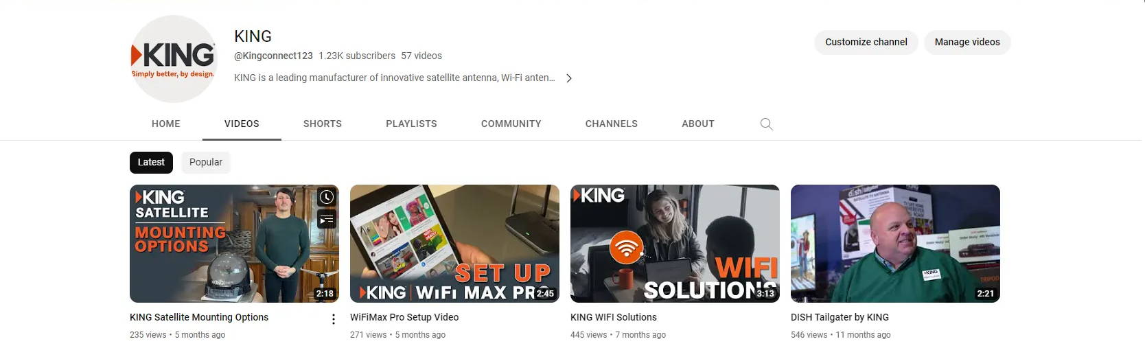 KING Connect YouTube Chann