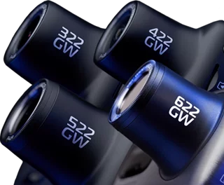 Four Nextbase dash cam models displayed together: 322GW, 422GW, 522GW, and 622GW.